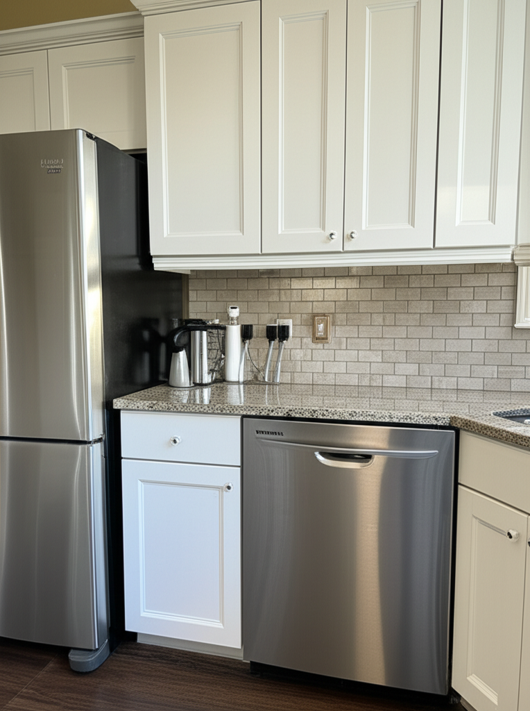 Bosch home appliances in modern American kitchen