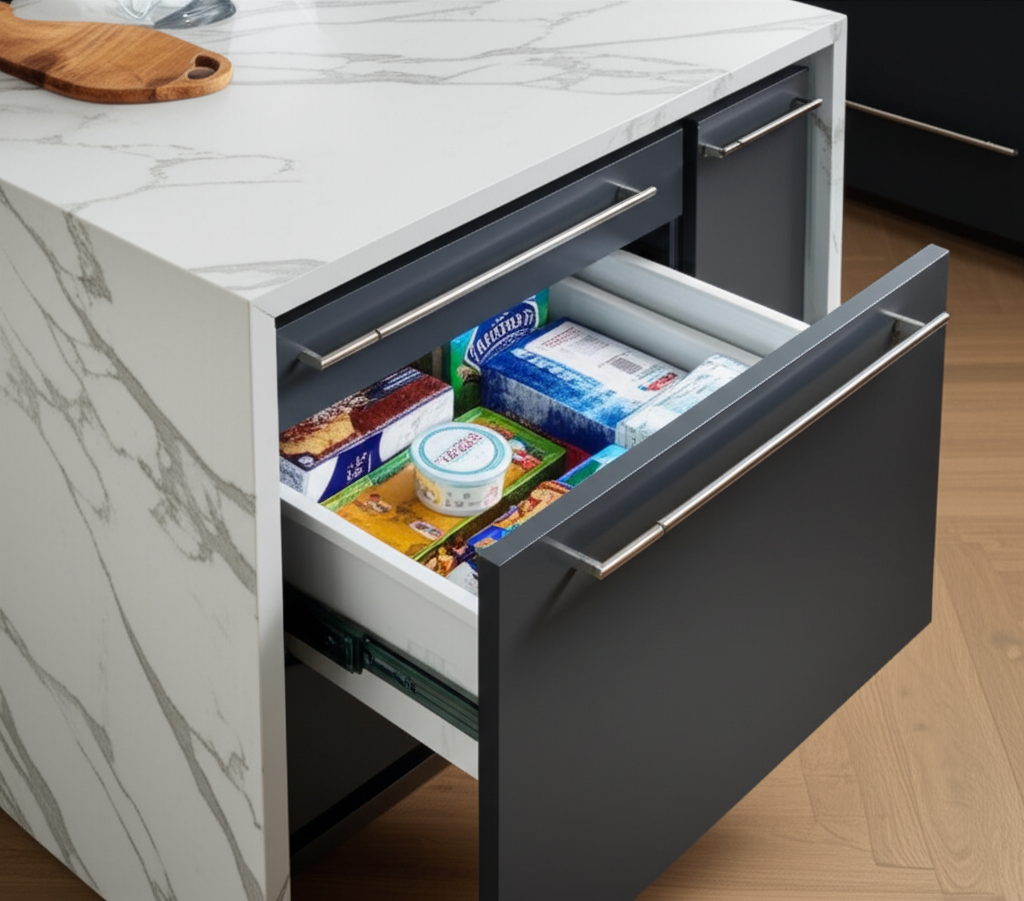 Freezer drawer unit